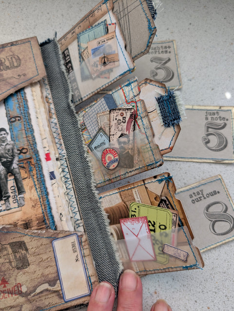 "Tag-Journal" (1) // handgemacht von Elke