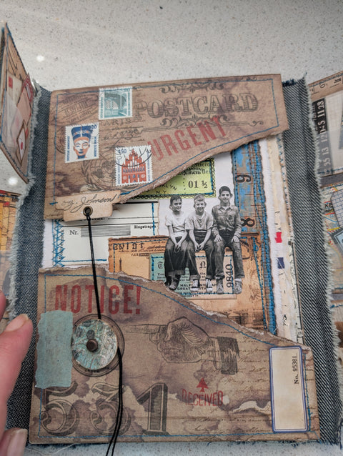 "Tag-Journal" (1) // handgemacht von Elke