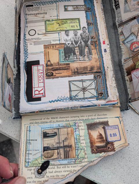"Tag-Journal" (1) // handgemacht von Elke