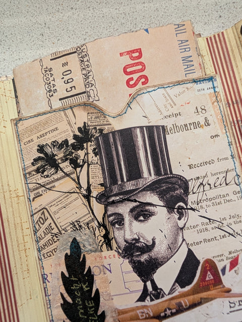 "Acetat-Journal" (3) // handgemacht von Elke