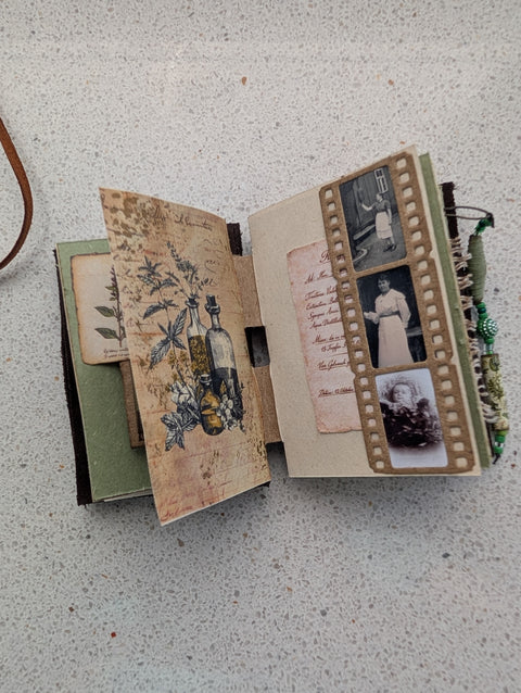 Sini-Mini Journal "Betty's Kräuter" // handgemacht von Sina