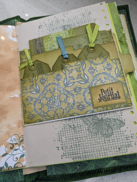DIN A 5 Softcover-Journal "Natur 9" // handgemacht von Uta