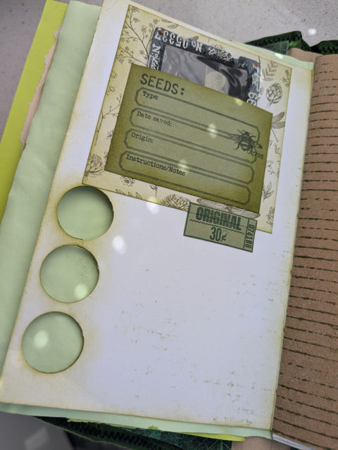 DIN A 5 Softcover-Journal "Natur 9" // handgemacht von Uta