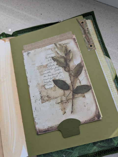 DIN A 5 Softcover-Journal "Natur 9" // handgemacht von Uta