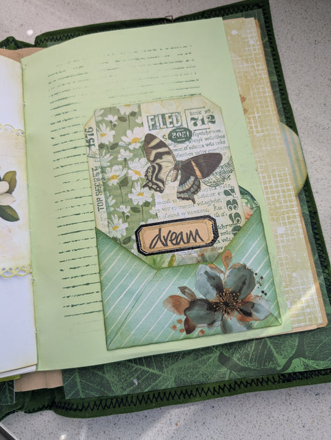 DIN A 5 Softcover-Journal "Natur 9" // handgemacht von Uta