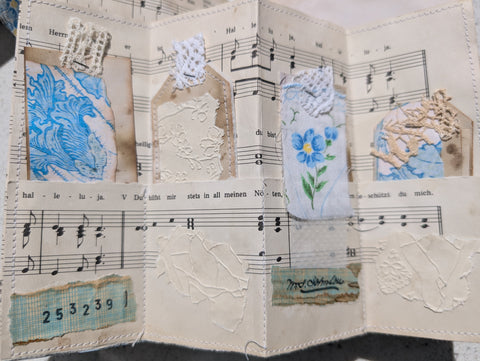 Journal "blau" // handgemacht von Anja