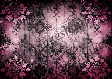 "Pink Gothic Fairies" // Papermakeshappy // 10 Blatt Designpapier // doppelseitig bedruckt