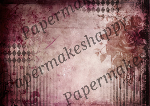 "Pink Gothic Fairies" // Papermakeshappy // 10 Blatt Designpapier // doppelseitig bedruckt