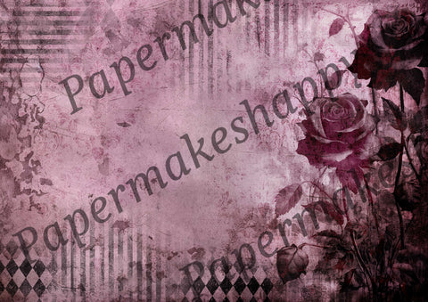 "Pink Gothic Fairies" // Papermakeshappy // 10 Blatt Designpapier // doppelseitig bedruckt