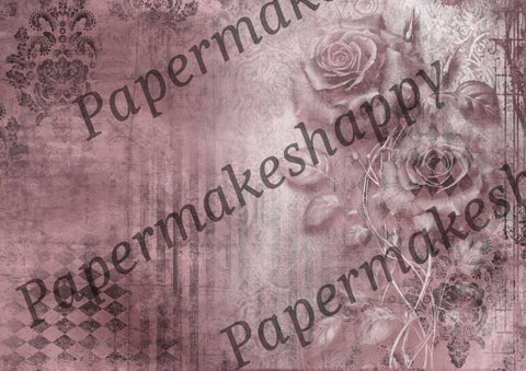 "Pink Gothic Fairies" // Papermakeshappy // 10 Blatt Designpapier // doppelseitig bedruckt