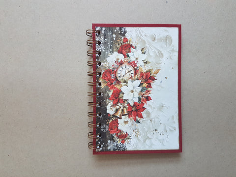 Ring-bound notebook "Christmas Everywhere" // handmade by Melly 