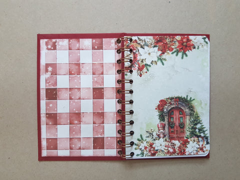 Ring-bound notebook "Christmas Everywhere" // handmade by Melly 