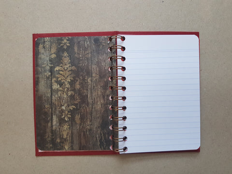 Ring-bound notebook "Christmas Everywhere" // handmade by Melly 