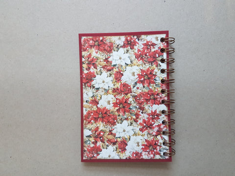 Ring-bound notebook "Christmas Everywhere" // handmade by Melly 