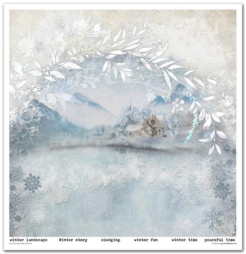 Decorated with Frost // 30,5 cm x 30,5 cm Scrapbooking Papier - Set // ITD