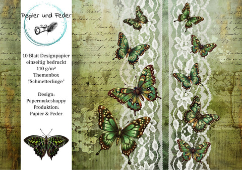 Themenbox "Schmetterlinge" // Papier & Feder