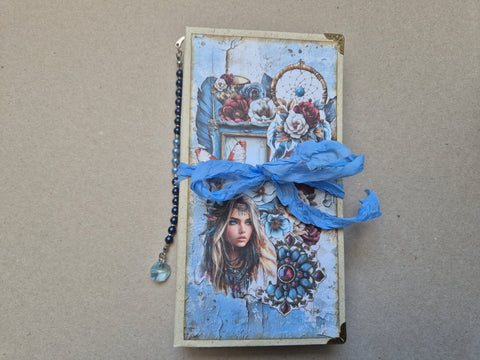 Slimline Journal „Mindfulness Time“ // handgemacht von Melly