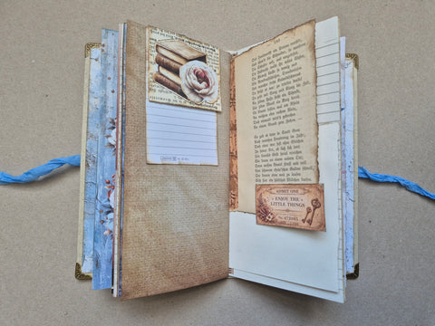 Slimline Journal „Mindfulness Time“ // handgemacht von Melly