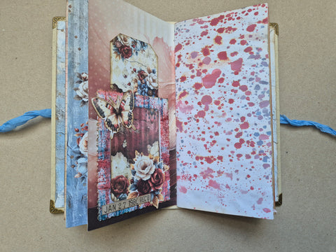 Slimline Journal „Mindfulness Time“ // handgemacht von Melly
