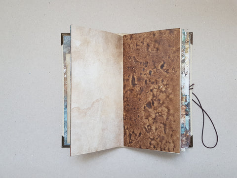 Slimline Journal to decorate yourself “Mists Of Toolbox Town” // handmade by Melly 