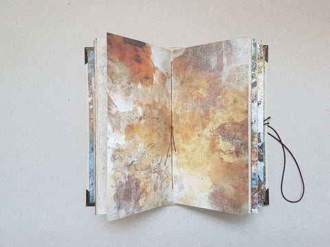 Slimline Journal to decorate yourself “Mists Of Toolbox Town” // handmade by Melly 