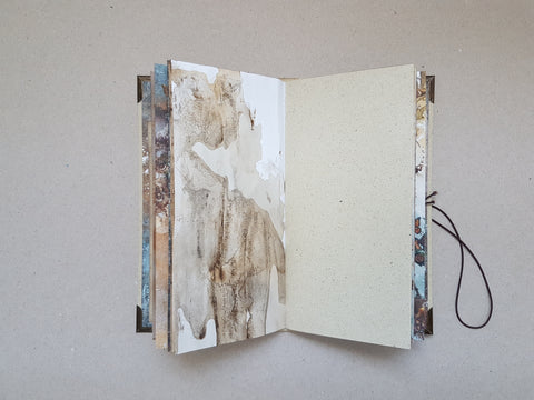 Slimline Journal to decorate yourself “Mists Of Toolbox Town” // handmade by Melly 