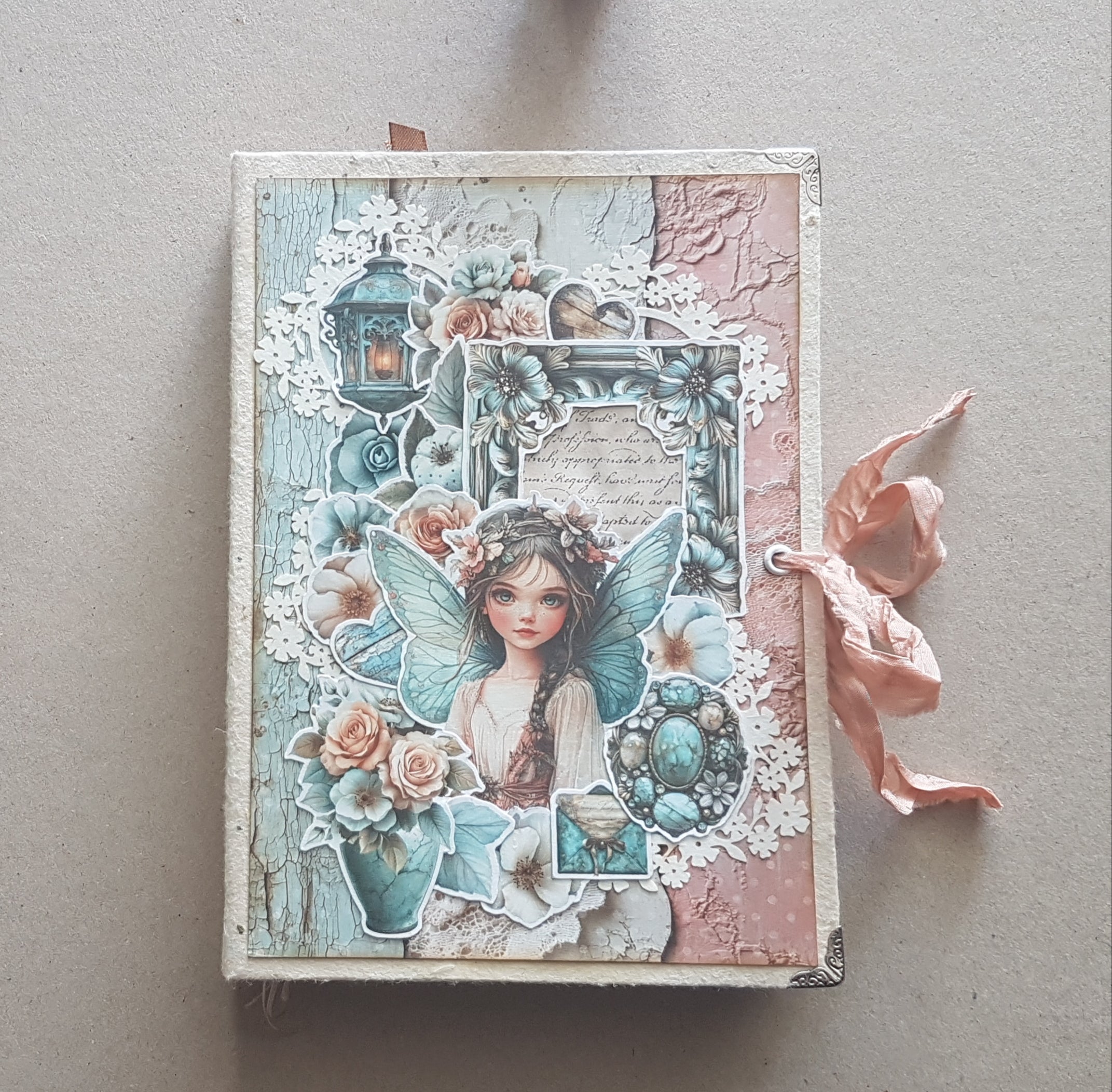 A5 Journal „Sprites of Harmony“ // handgemacht von Melly – Papier & Feder