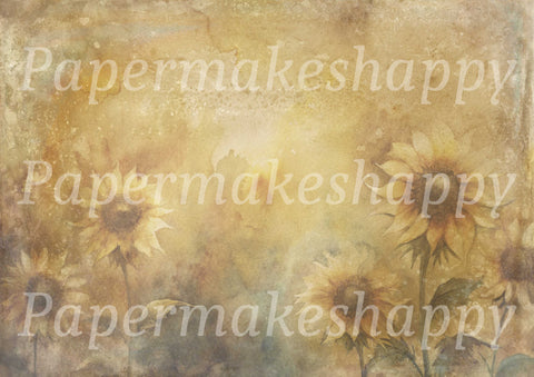 "Sunflowers" // Papermakeshappy // 7 Blatt Designpapier // doppelseitig bedruckt