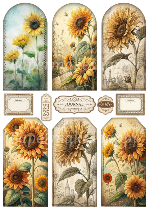 "Dreamcatcher" // Papermakeshappy // Ephemera set // 200 g/m²