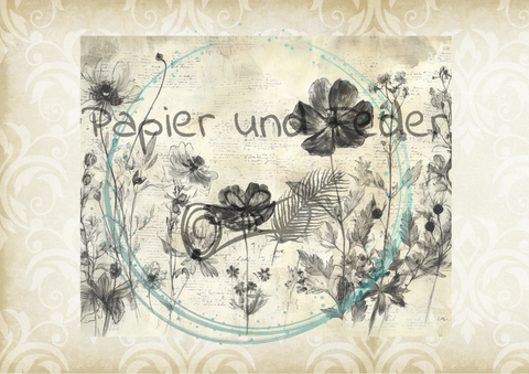 "Das Sketchbuch der Natur" // Papier & Feder // 24 Seiten // 20,8 cm x 17 cm (Toffifee)