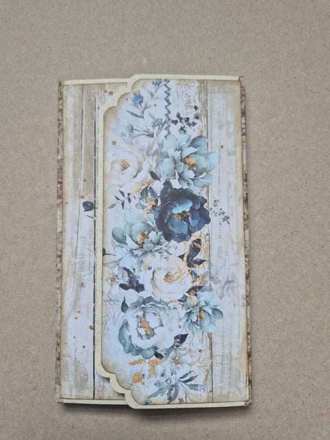 Notizblock Booklet „Vintage Blue“ // handgemacht von Melly