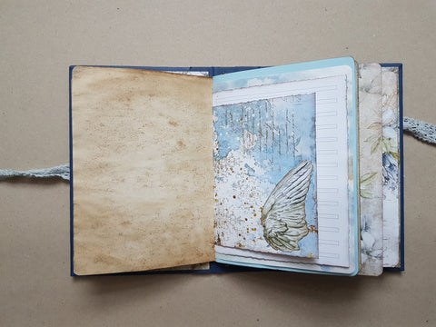 Journal A 5 "Vintage Sky" // handgemacht von Melly