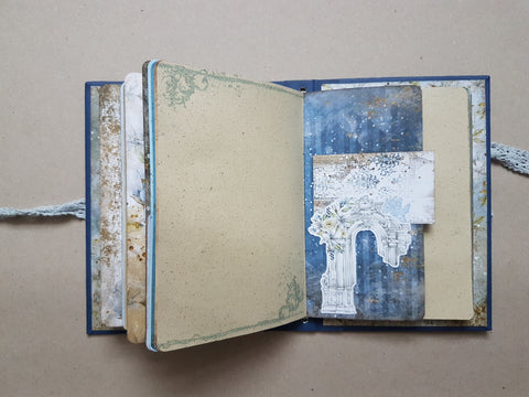 Journal A 5 "Vintage Sky" // handmade by Melly 