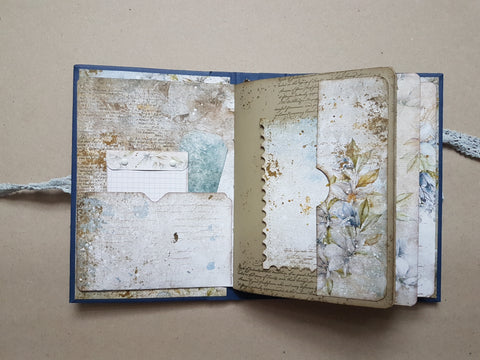 Journal A 5 "Vintage Sky" // handmade by Melly 