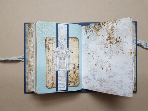 Journal A 5 "Vintage Sky" // handmade by Melly 