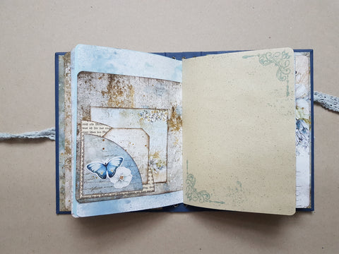 Journal A 5 "Vintage Sky" // handmade by Melly 