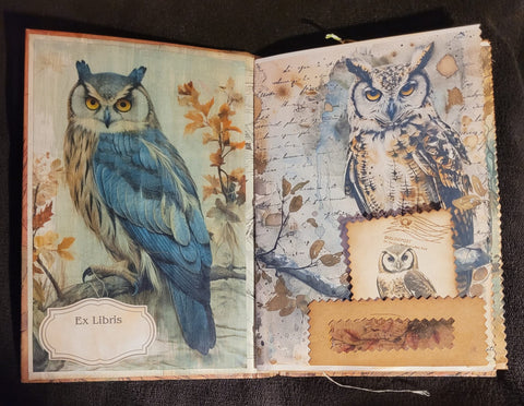 Journal "Owls" // handmade by Betty