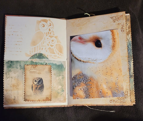 Journal "Owls" // handmade by Betty