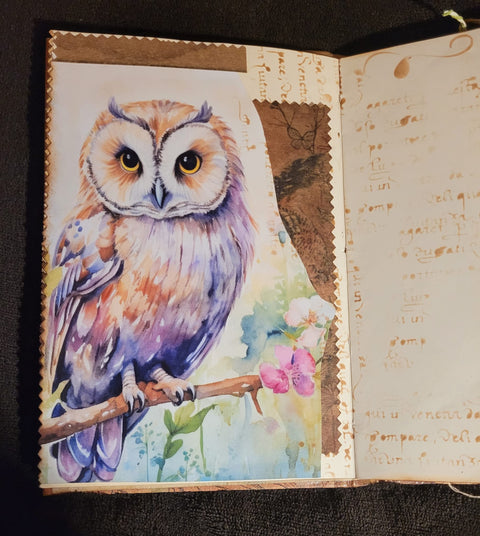 Journal "Owls" // handmade by Betty