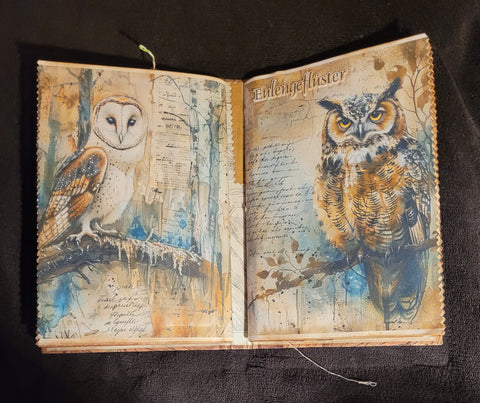 Journal "Owls" // handmade by Betty