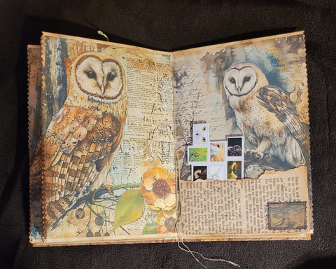 Journal "Owls" // handmade by Betty