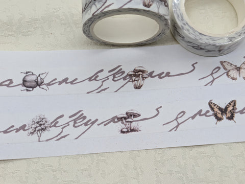 #(1)// Washi Tape // Papier & Feder // 2,5 cm x 10 Meter // "Das Sketchbuch der Natur"