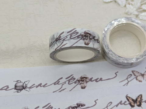 #(1)// Washi Tape // Papier & Feder // 2,5 cm x 10 Meter // "Das Sketchbuch der Natur"