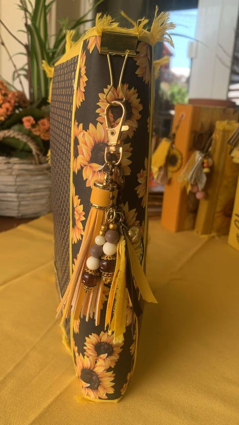 Journal "Sonnenblume 2" // handgemacht von Uta (Streifenhörnchen)