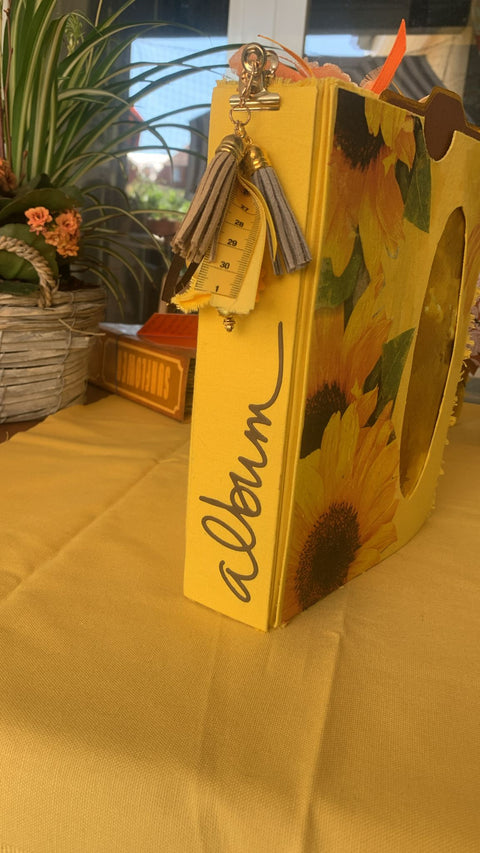 Journal "Sonnenblume 3" // handgemacht von Uta (Streifenhörnchen)