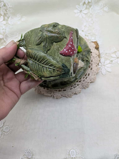 Deko-Tasse mit Teller // für Teelichter // by Ute (Lucaniabelle)