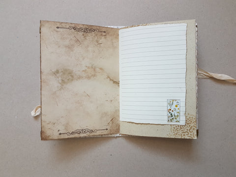 Journal A 5 "Wildflowers" // handgemacht von Melly