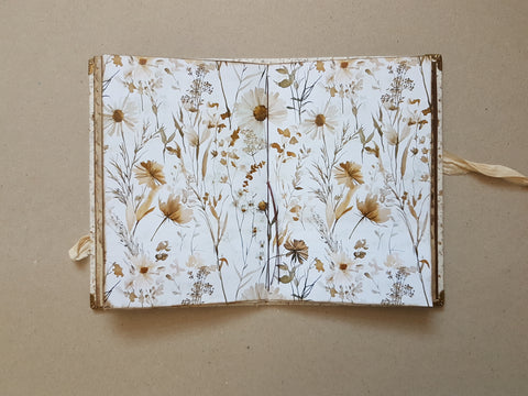 Journal A 5 "Wildflowers" // handgemacht von Melly