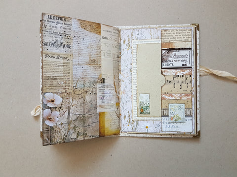 Journal A 5 "Wildflowers" // handgemacht von Melly