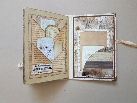 Journal A 5 "Autumn &amp; Pumpkins" // handmade by Melly 